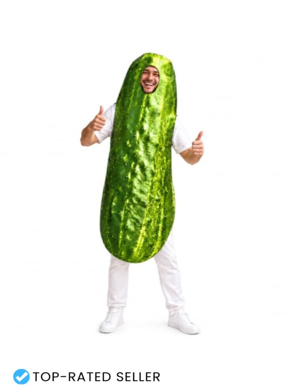 Cucumber Costume Adult One Size Funny Vegetable Cosplay Halloween
